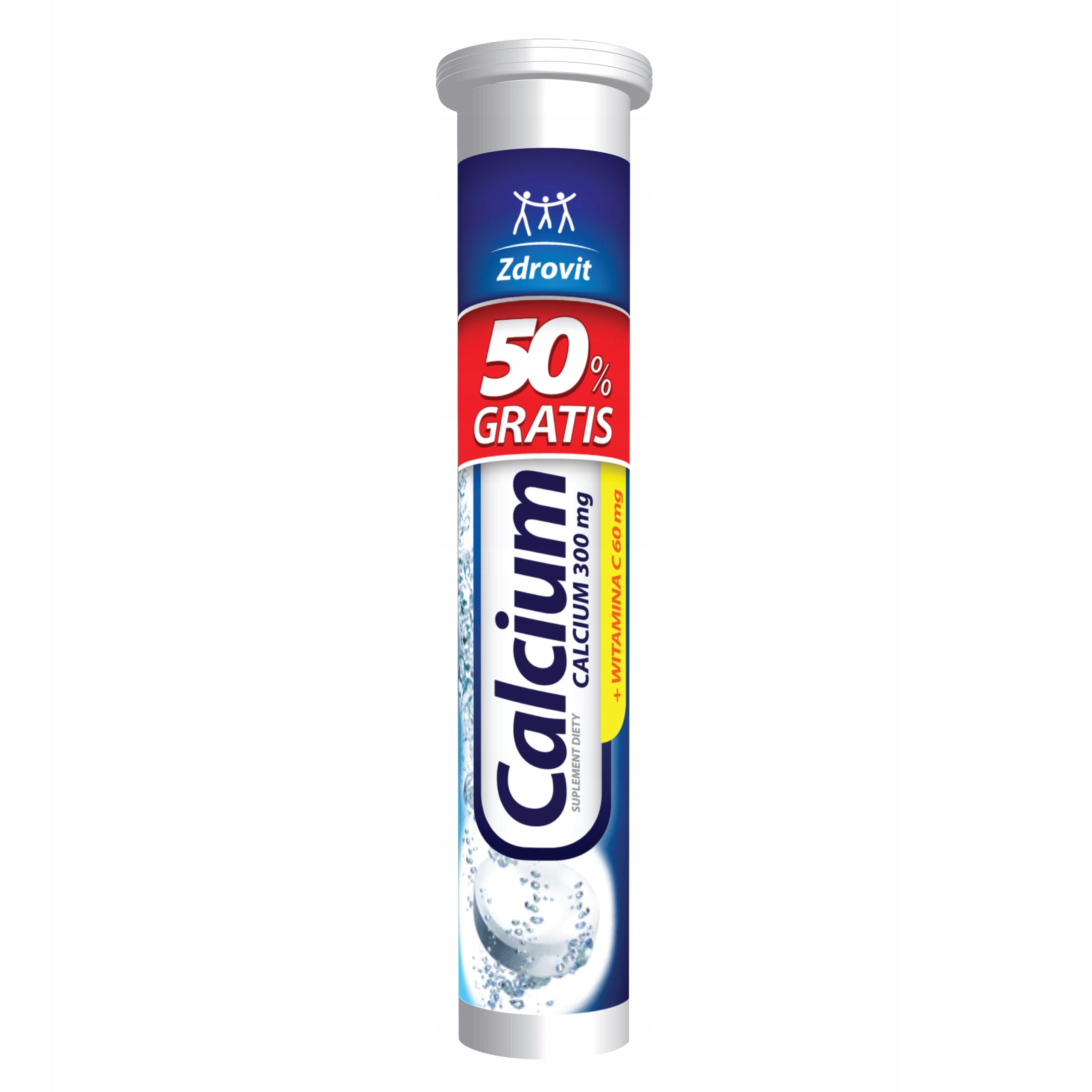Zdrovit Calcium calcium effervescent tablets 20 pcs. taste Mandarin
