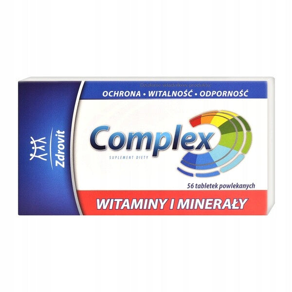 Zdrovit Complex vitamins and minerals 56 film-coated tablets