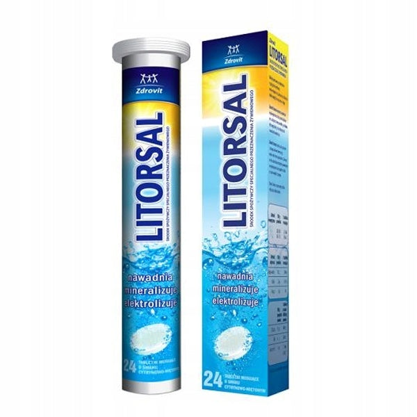 Zdrovit Litorsal 24 effervescent tablets ELEKTROLITY