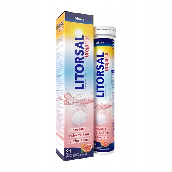 Zdrovit Litorsal 24 effervescent tablets GRAPEFRUT