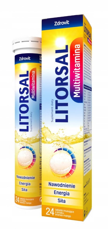Zdrovit Litorsal Multivitamin electrolytes 24 tab Brand Zdrovit