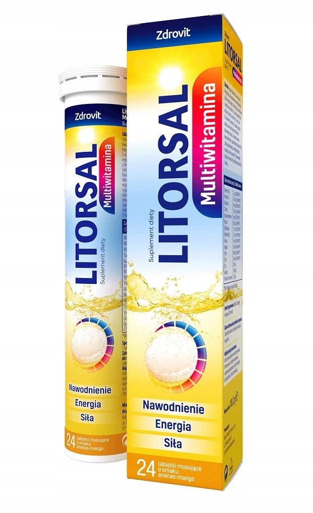 Zdrovit Litorsal Multivitamin electrolytes 24 tab Expiration date not specified