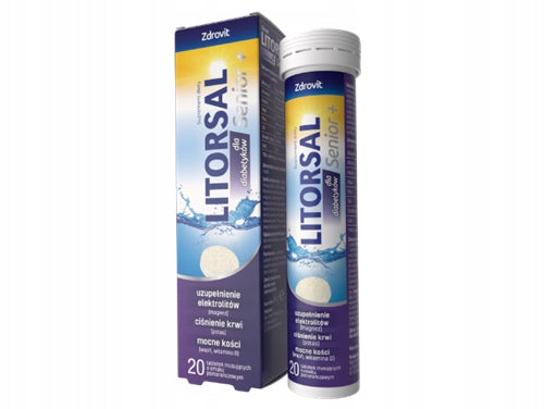 Zdrovit Litorsal Senior+ for diabetics 20 effervescent tablets