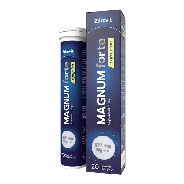 Zdrovit Magnum Forte Citrate 20 tabl. mouss.