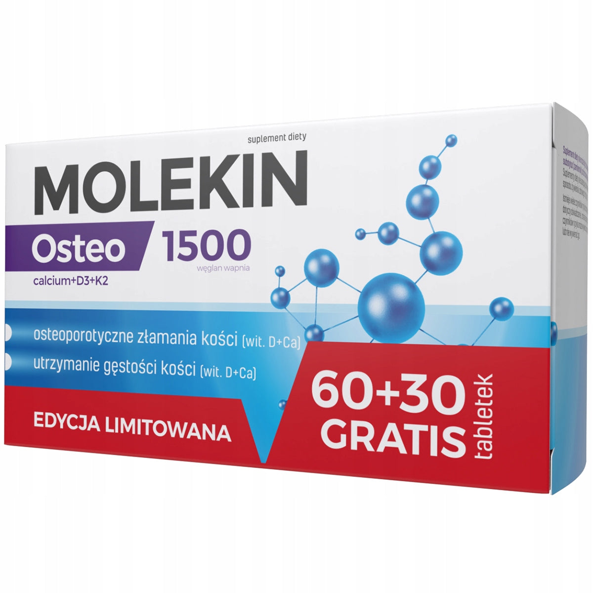 Zdrovit Molekin Osteo 1500 60 tablets + 30 freebie bones