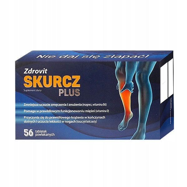 Zdrovit Skurcz Plus 56tabl. magnesium,potassium,ruszczyk