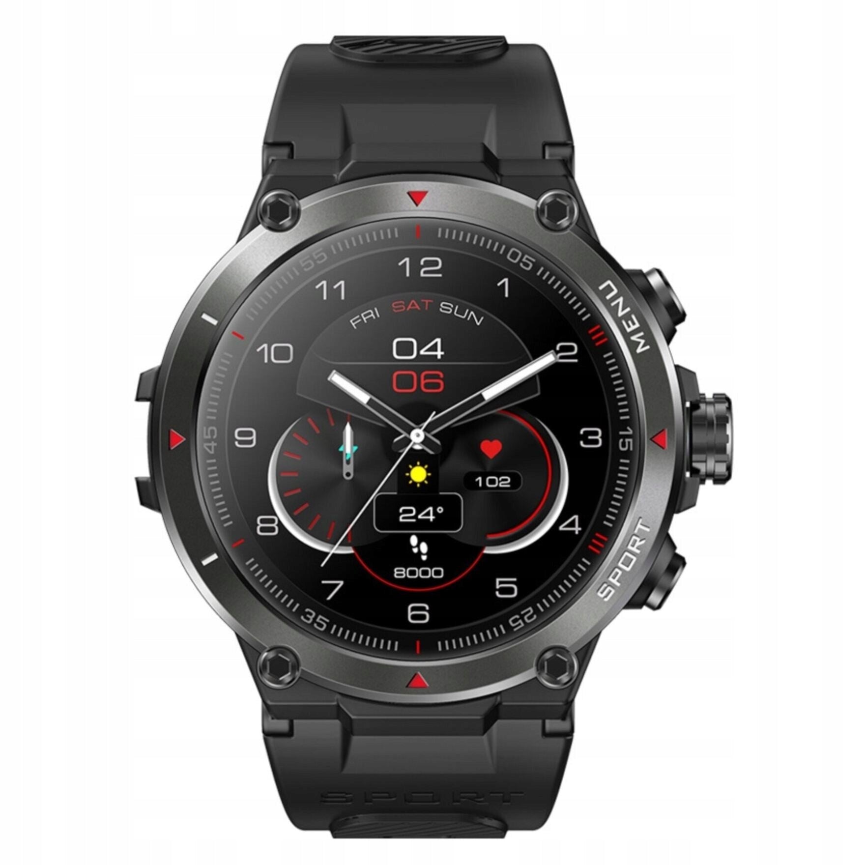 Zeblaze Smartwatch Stratos 2 Black AMOLED GPS Waterproof 5ATM 300mAh Kind sport watch