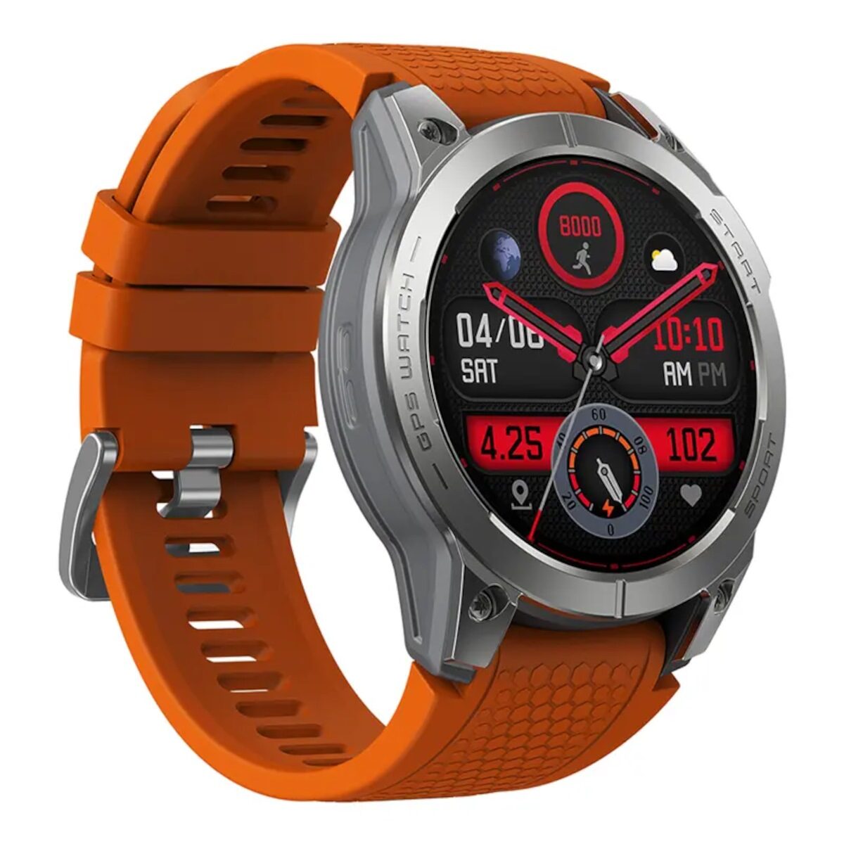 Zeblaze Smartwatch Stratos 3 Orange AMOLED GPS IP68 Bluetooth 5 Kind sport watch