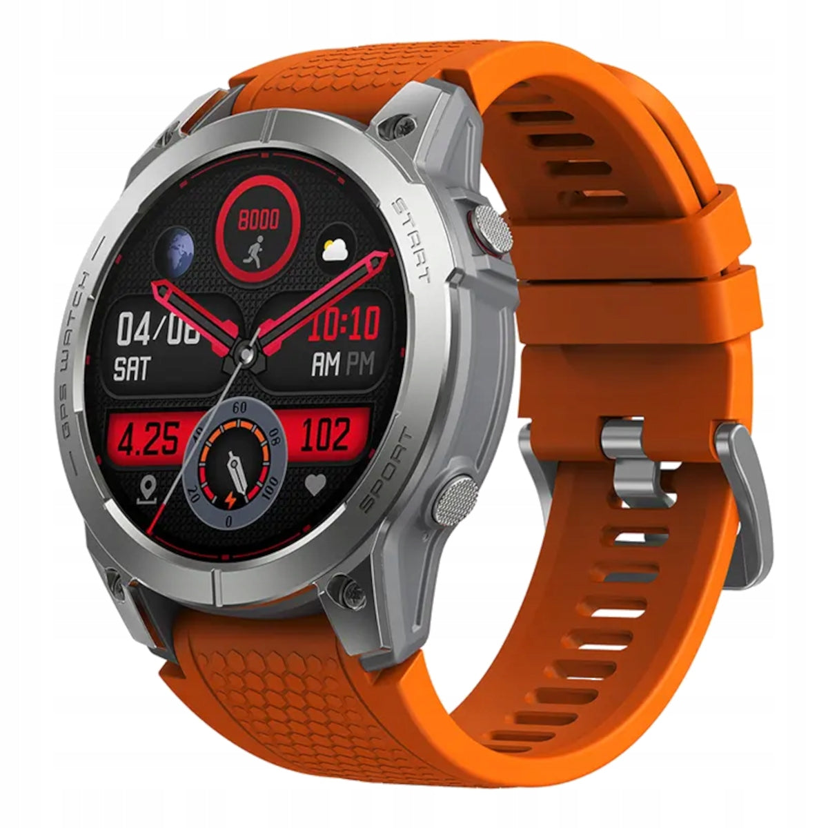 Zeblaze Smartwatch Stratos 3 Orange AMOLED GPS IP68 Bluetooth 5