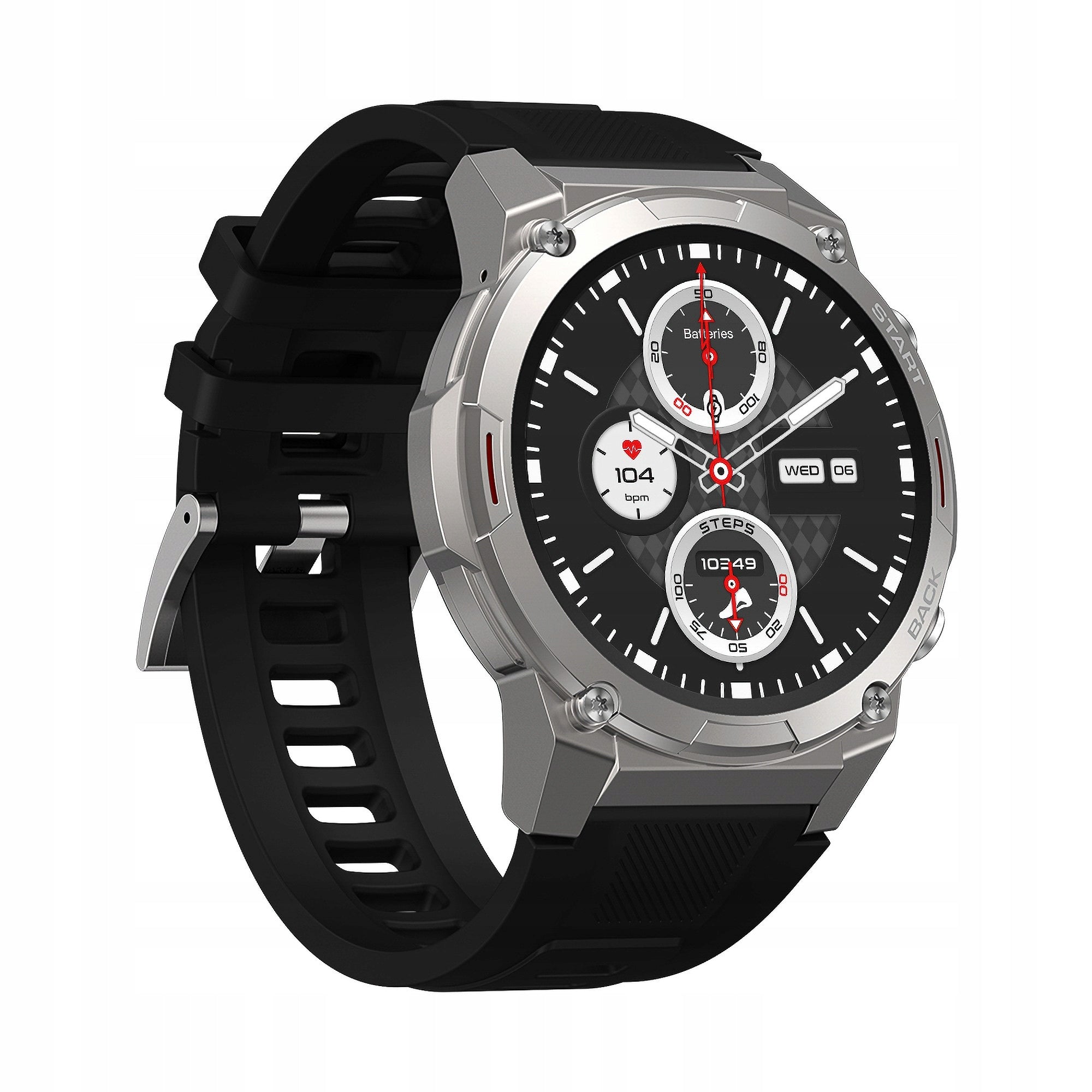 Zeblaze Vibe 7 Pro Grey - AMOLED Armored Smartwatch, BT Calls, 30 Days Model VIBE 7 PRO