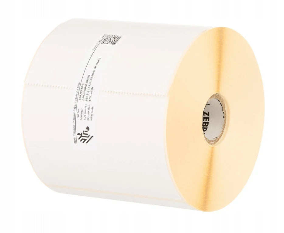 Zebra Z-Perform 1000D White Self Adhesive Printing Labels