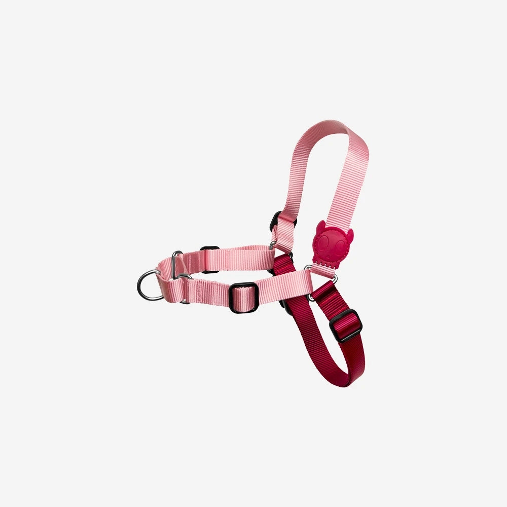 Zee Dog Harness Soft- Walk Pink Blink M