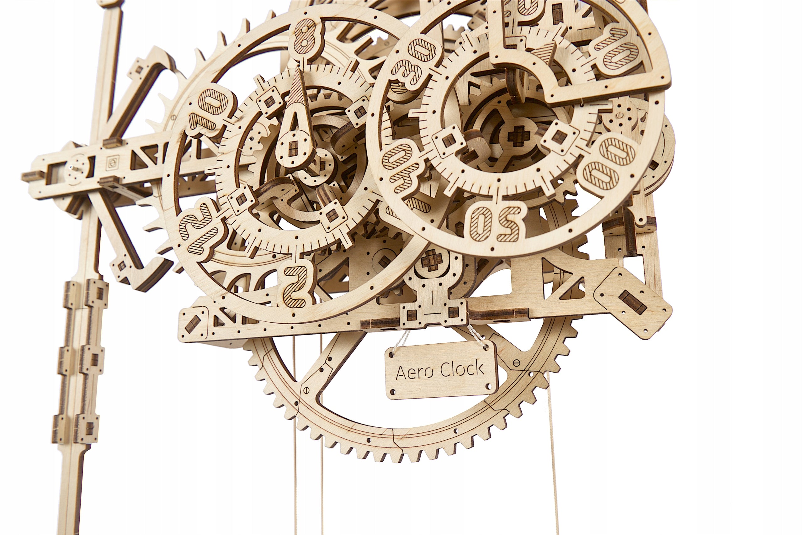 Sieninis laikrodis – 3D medinis konstruktorius, Ugears 320 vnt