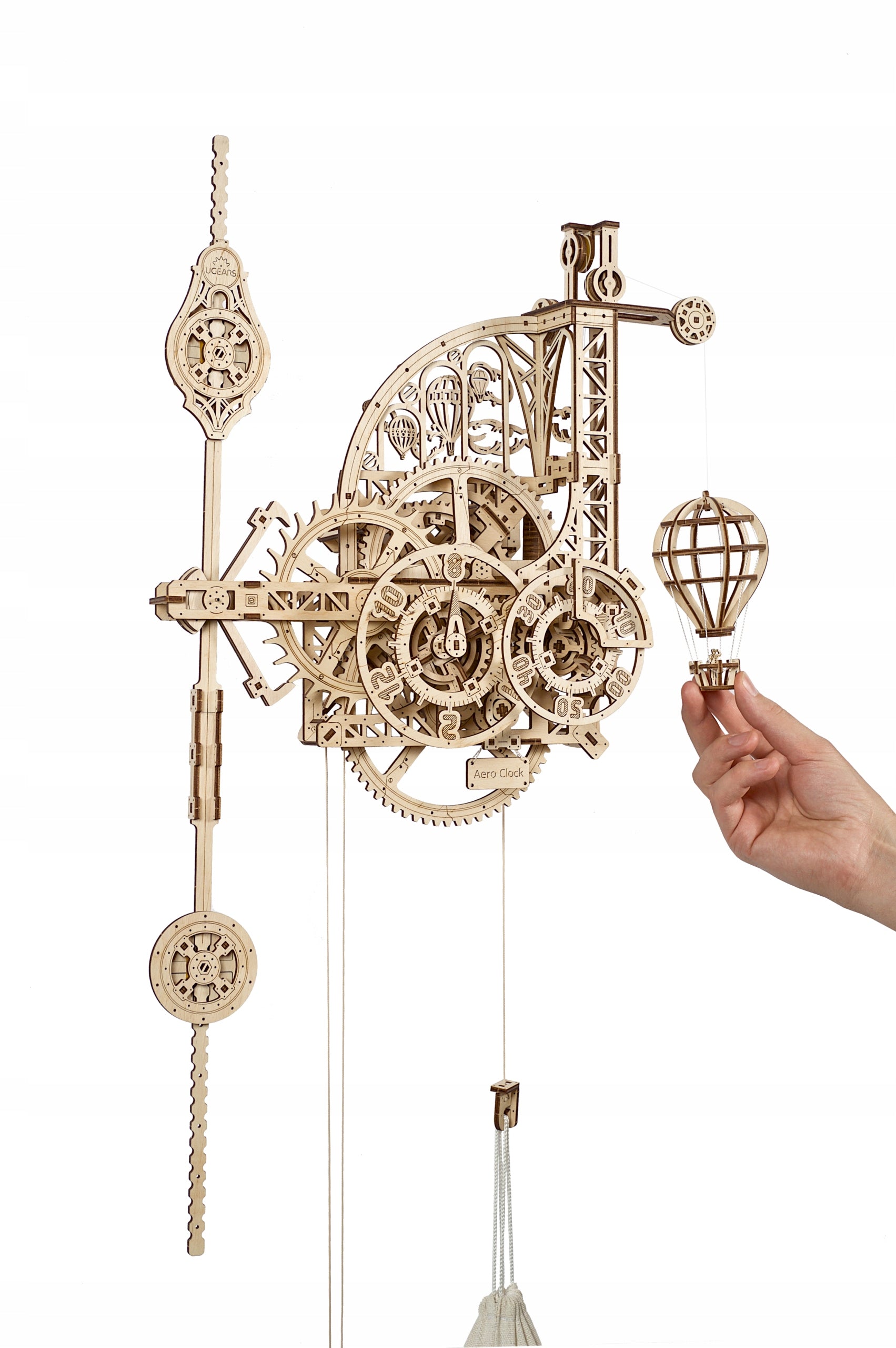 Sieninis laikrodis – 3D medinis konstruktorius, Ugears 320 vnt