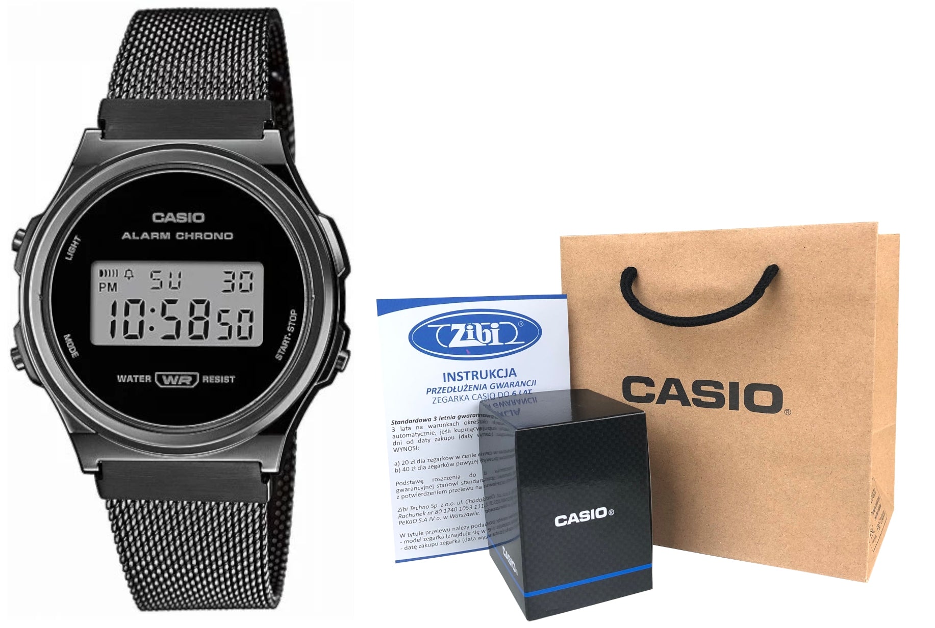Herrenuhr Casio A171WEMB-1AEF 