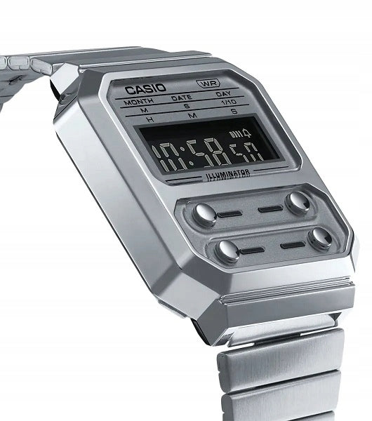 Schauen Sie sich Casio A100WE-7BEF an 