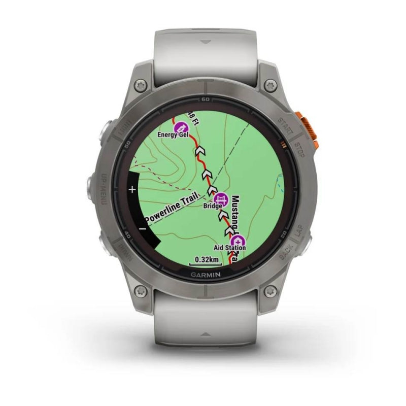 Garmin fēnix® 7 Pro Sapphire Solar Titanium/Fog Grey/Ember Orange 47 mm. 