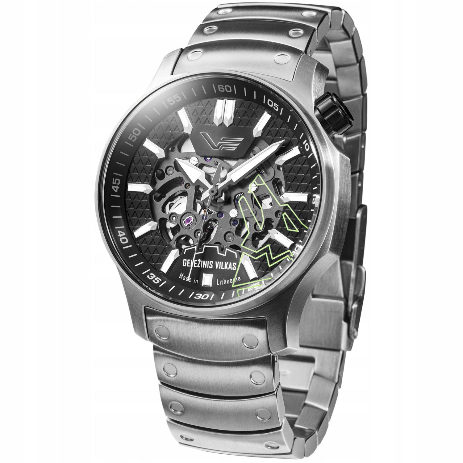 Herrenuhr Vostok Europe Iron Wolf NH72-592A706 