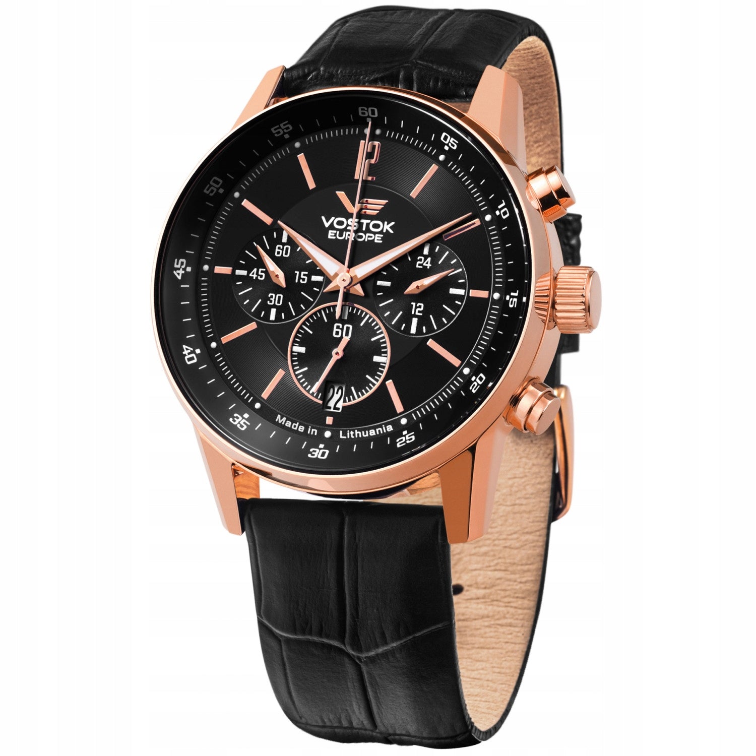 Herrenuhr Vostok Europe GAZ-14 Limousine Chrono VK63-560B689 