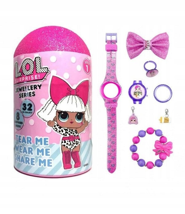 LOL Surprise Schmuckset mit Uhr, Serie 1, LOL354027 
