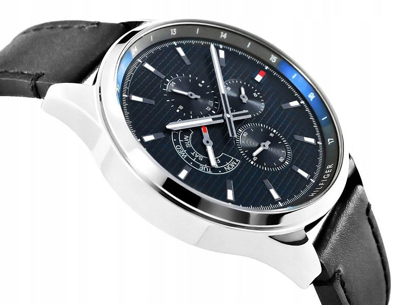 Tommy Hilfiger Herrenuhr Shawn 1791616, schwarz 