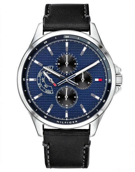 Tommy Hilfiger Herrenuhr Shawn 1791616, schwarz 