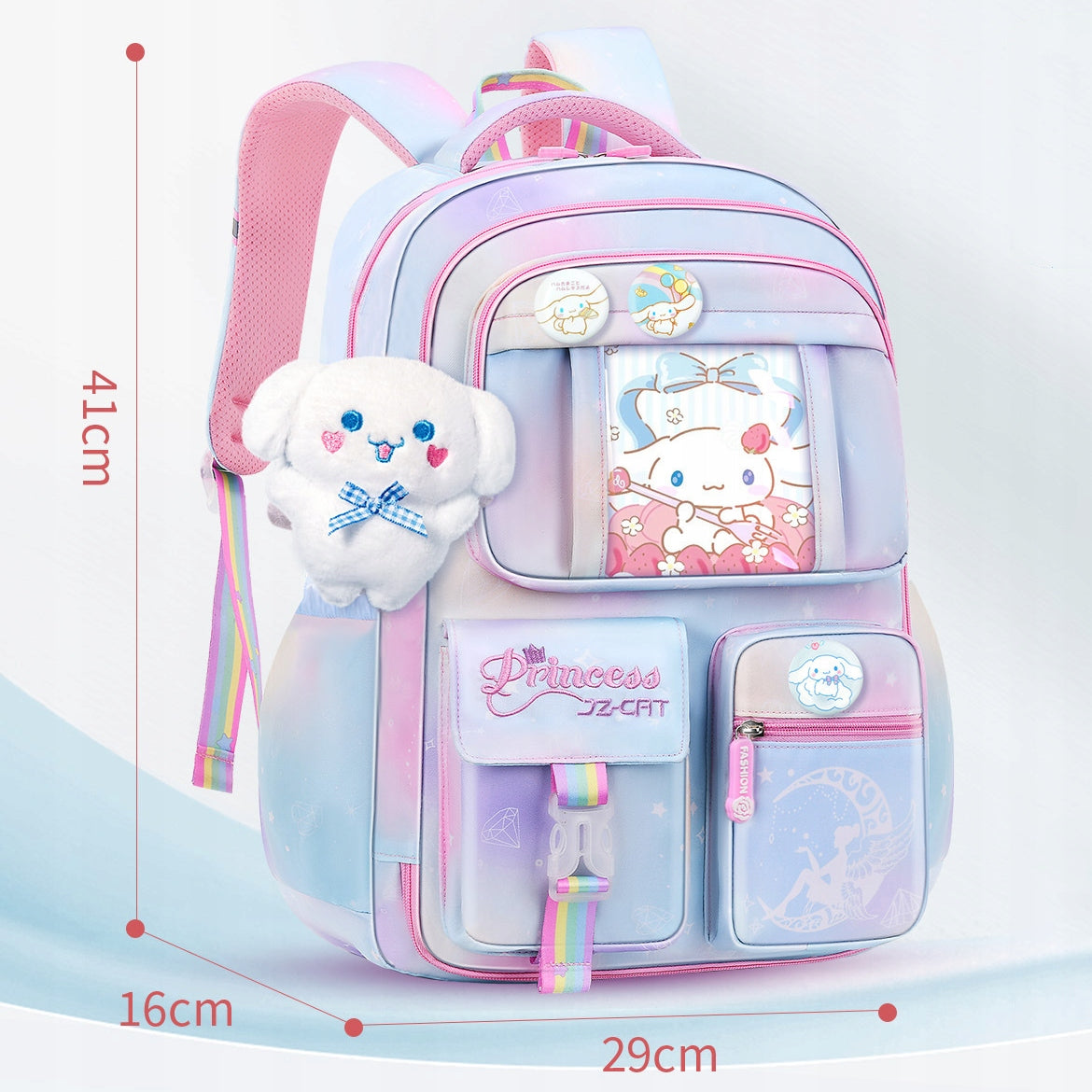 Zenoluxe Cinnamoroll BACKPACK SCHOOL SATCHEL Class 3-9 Manufacturer code Cinnamoroll1-3