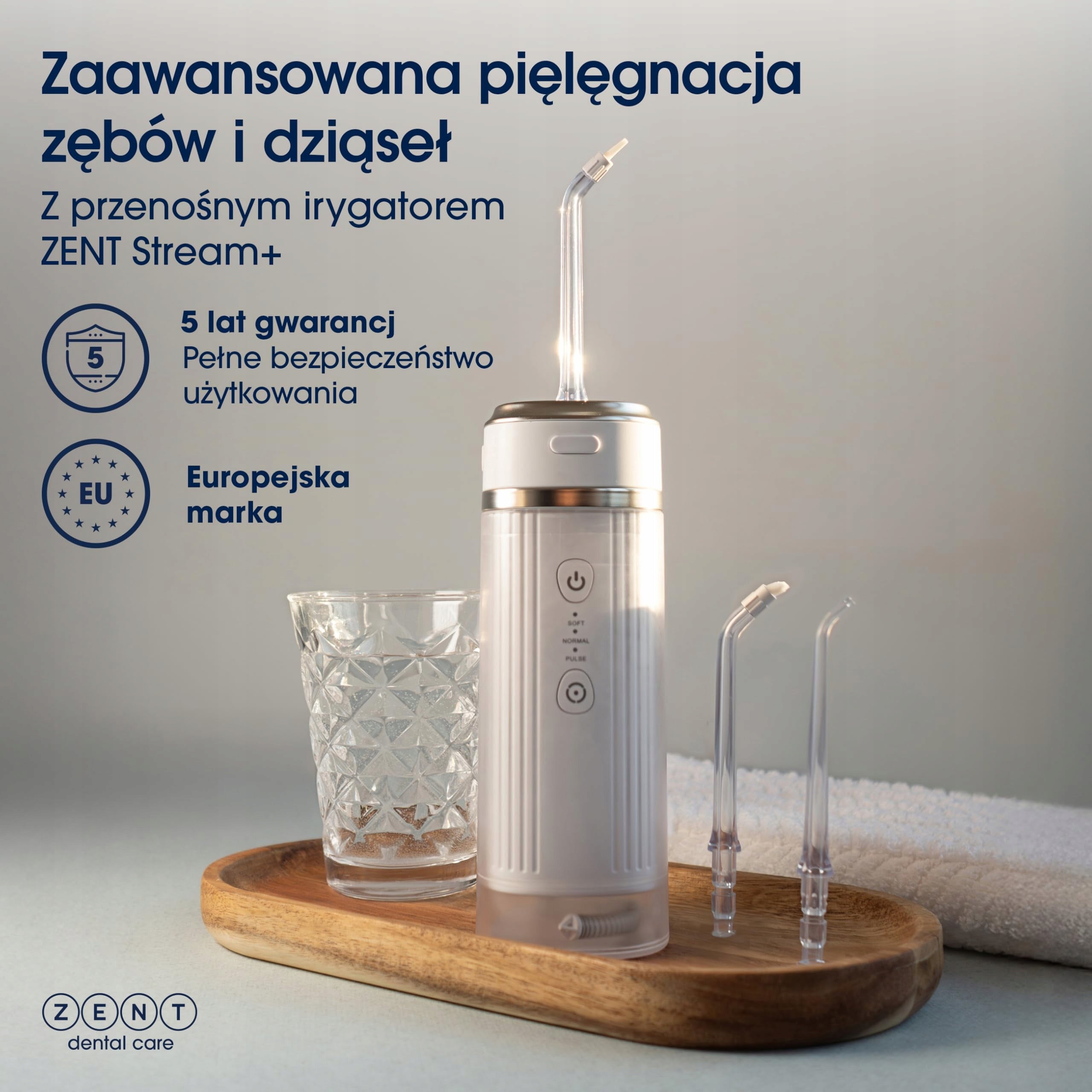 Zent Stream+ Water Irrigator 360 , 3 tips, pressure 40-110 PSI, Brand ZENT
