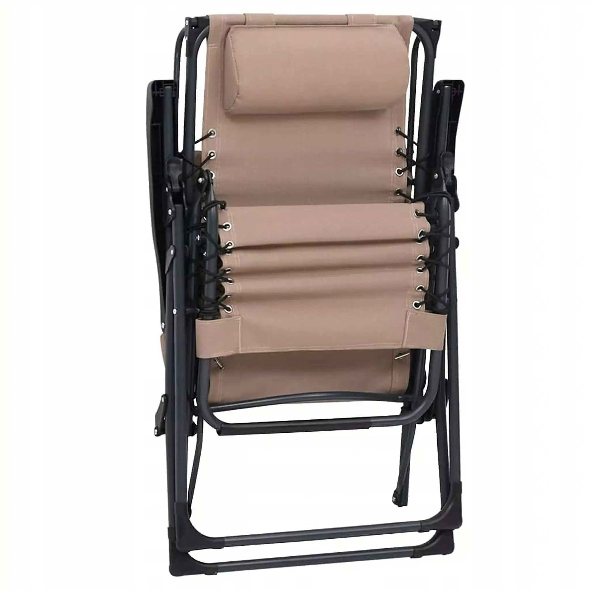 Zero Gravity Chair Folding Garden Chair Beach Lounger Couch + Canopy Frame material steel