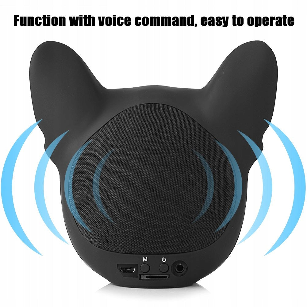 Zerone Creative Dog Head Shaped Speaker Gadget Gift Manufacturer code VRNTOB67RL