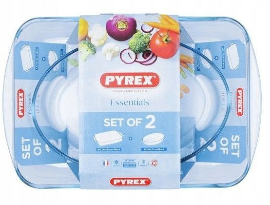 Pyrex kepimo indų rinkinys, 2 vnt.