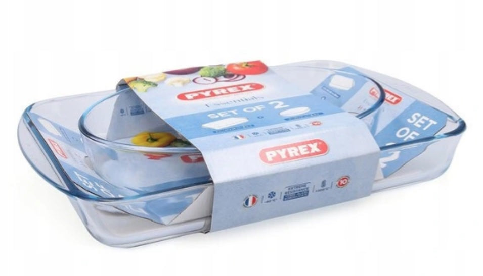 Pyrex kepimo indų rinkinys, 2 vnt.