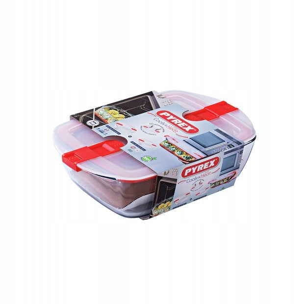 Maisto dėžučių rinkinys Pyrex Cook & Heat, 2 vnt.