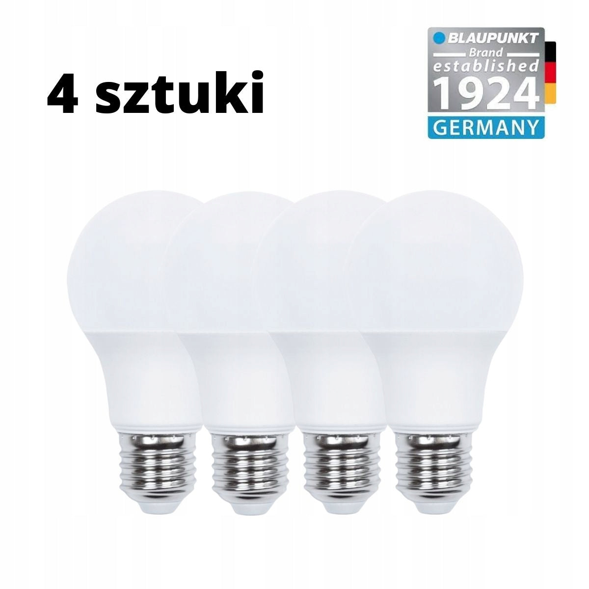 Blaupunkt LED-Lampen E27 12W 4 Stück, warmweiß 