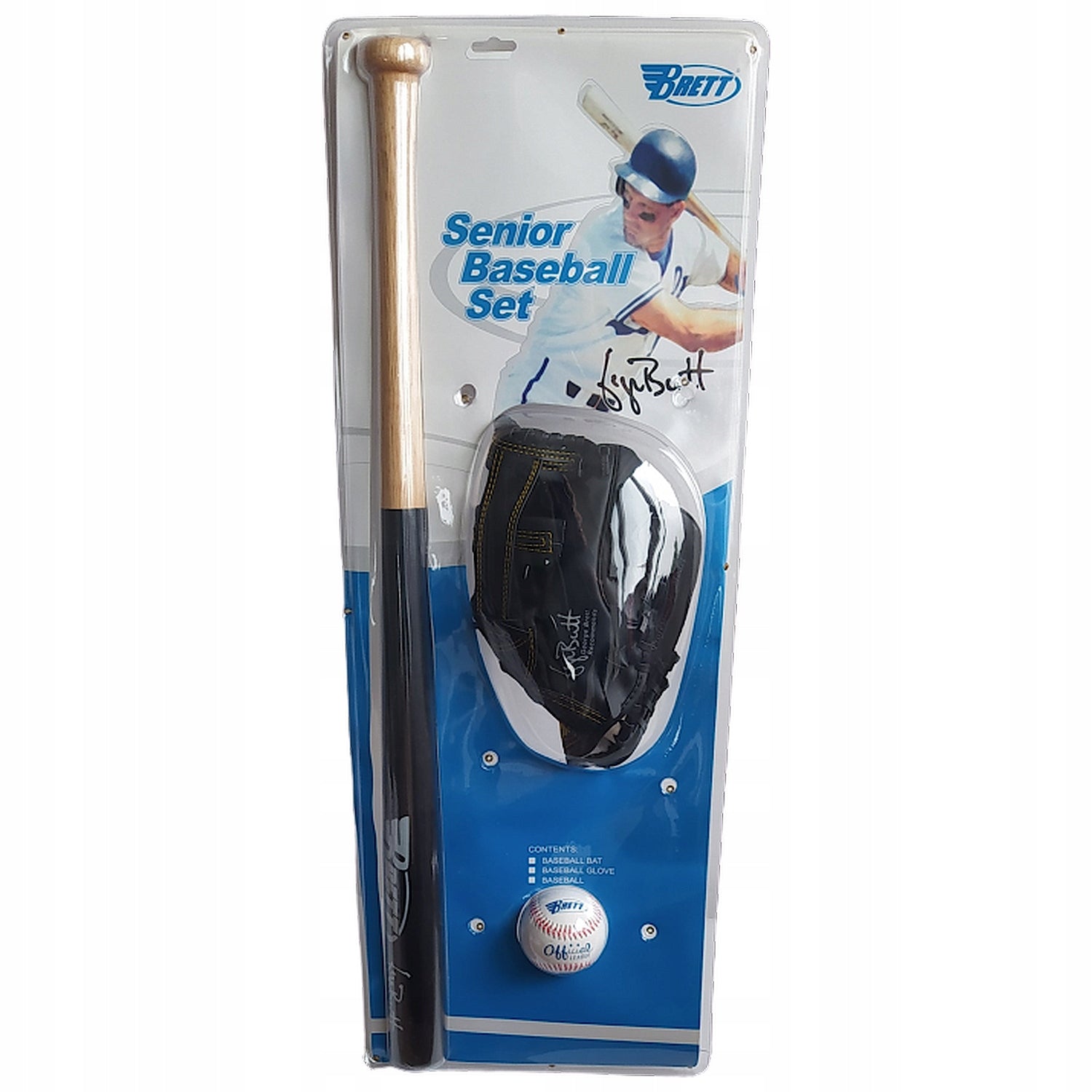 Brett Spartan Senior 3-teiliges Baseball-Set 