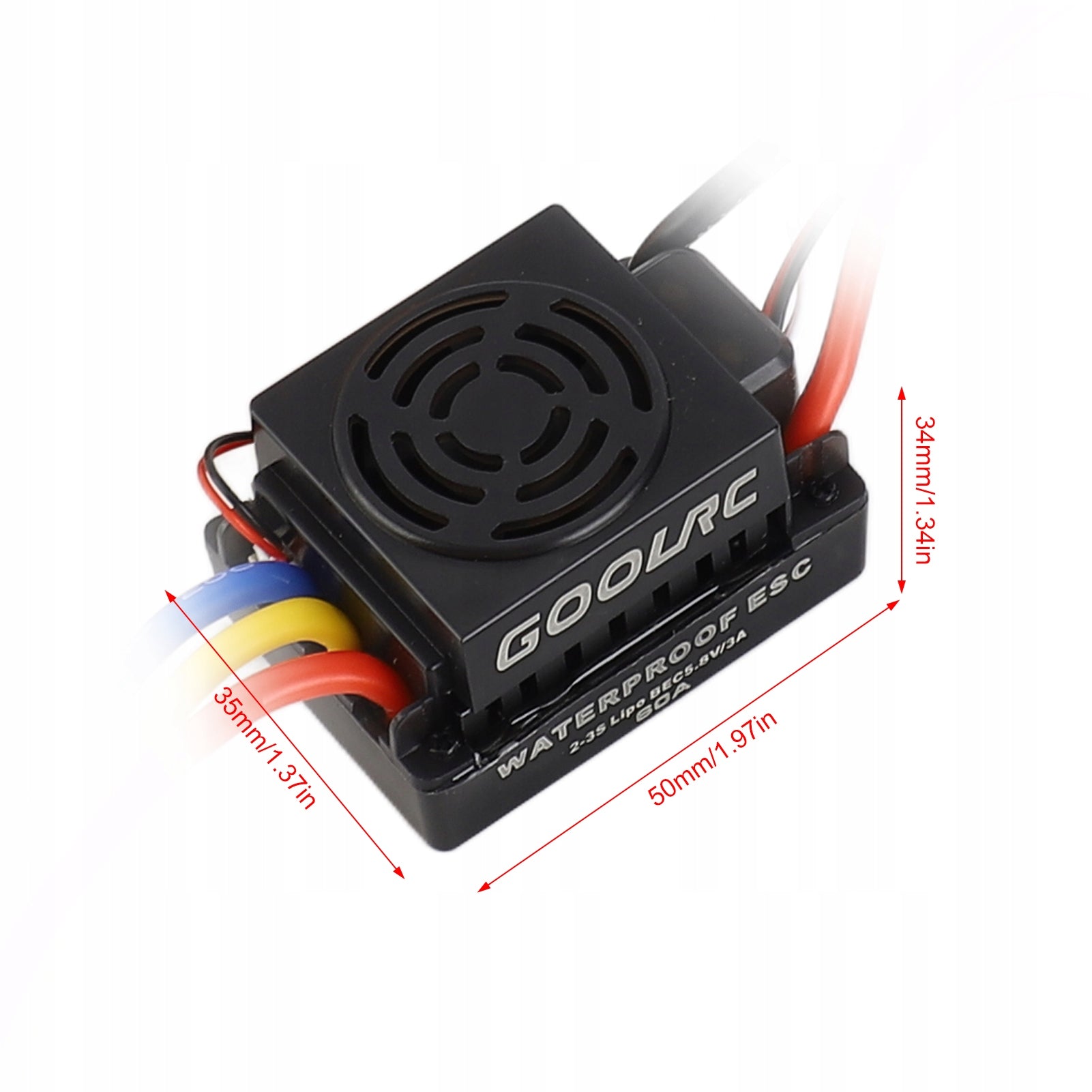 Zestaw GoolRC Combo Silnik 3650 4300KV 60A bezszczotkowy ESC Serwo Brand GoolRC