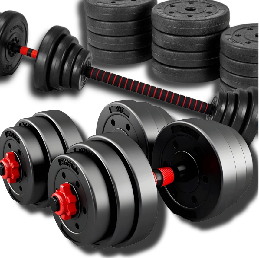 Set aus Hanteln und Gewichten 20 kg 