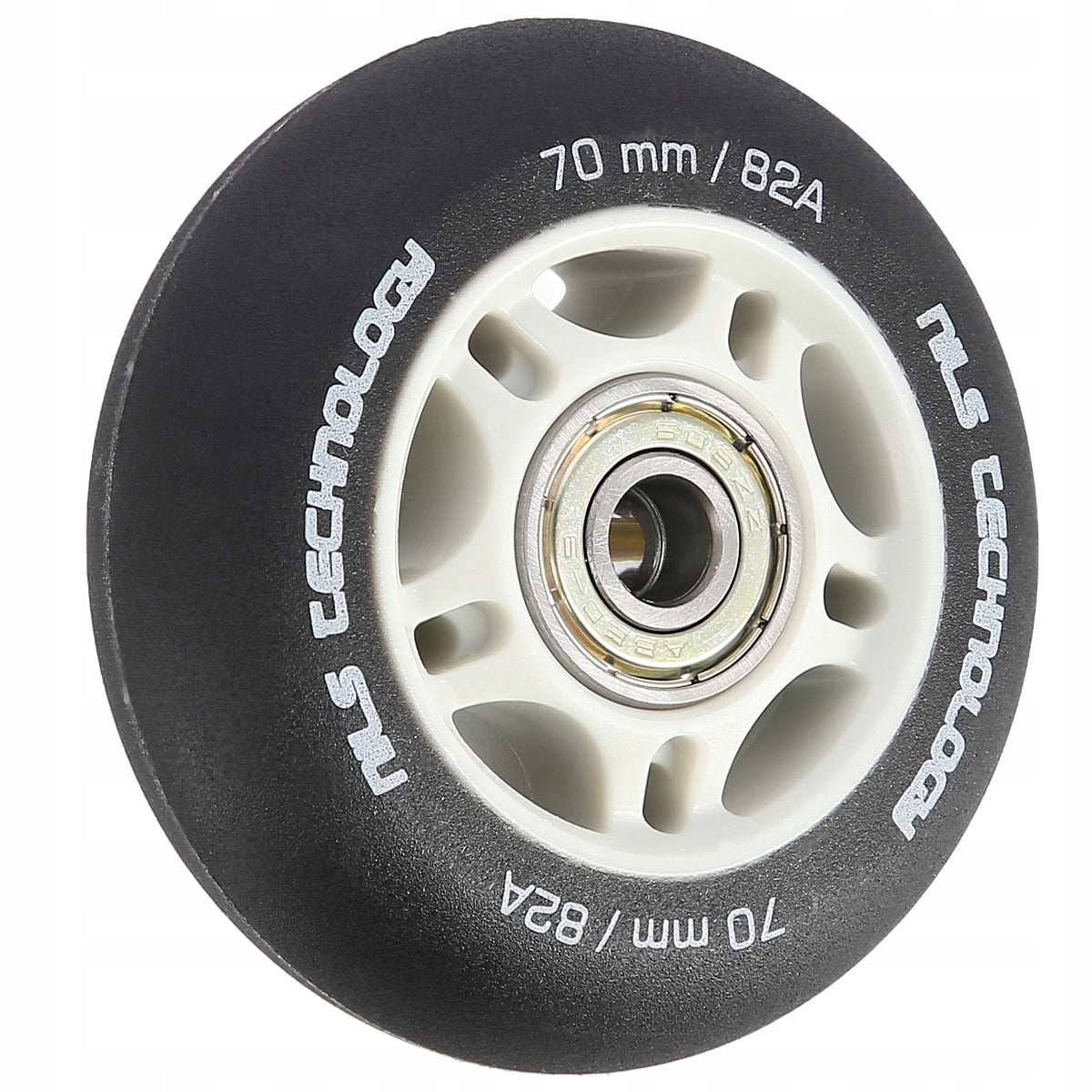 Ratukai riedučiams Nils Extreme 72mm/82A su guoliais, juodi