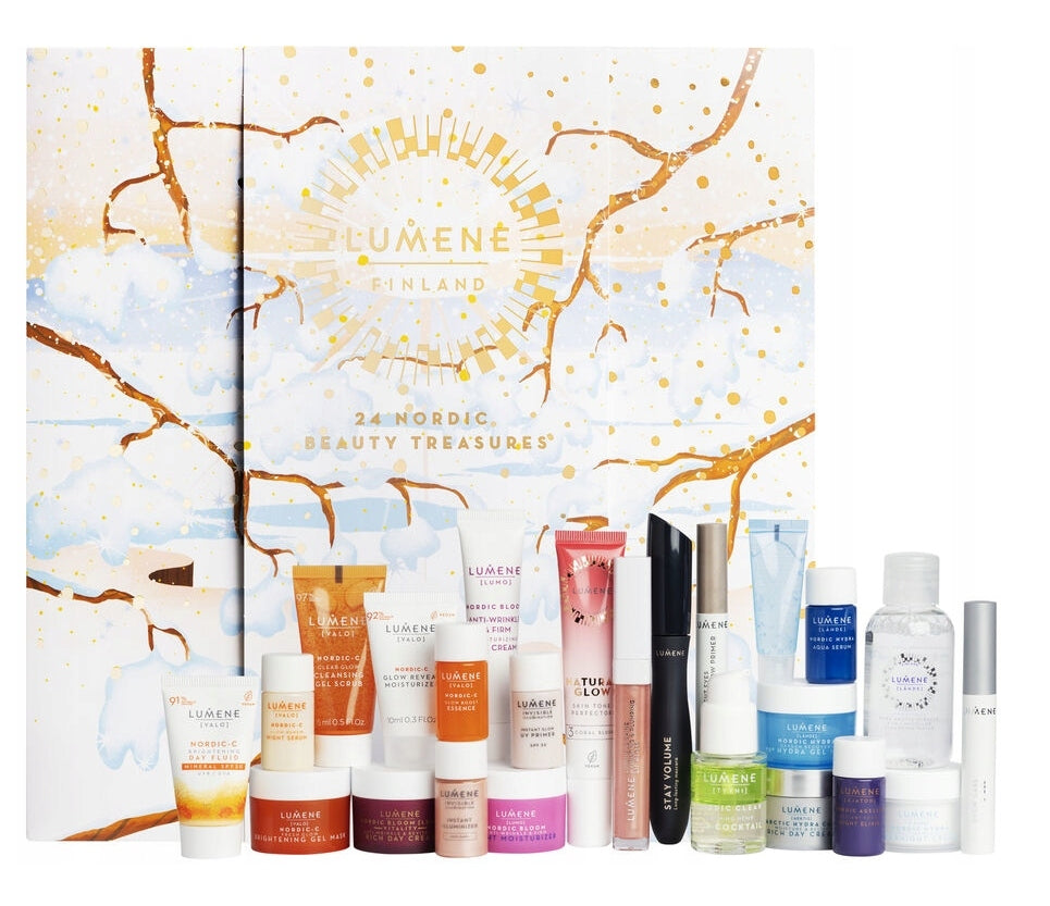 Kosmetikos rinkinys Advento kalendorius Lumene Advent Calendar 2022 24 Nordic Beauty Treasures