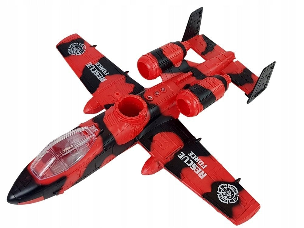 Eine Reihe von Feuerwehrfahrzeugen 