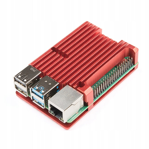 Raspberry Pi 4B WiFi 8GB RAM Kit mit Zubehör – Gehäuse mit zwei Lüftern 