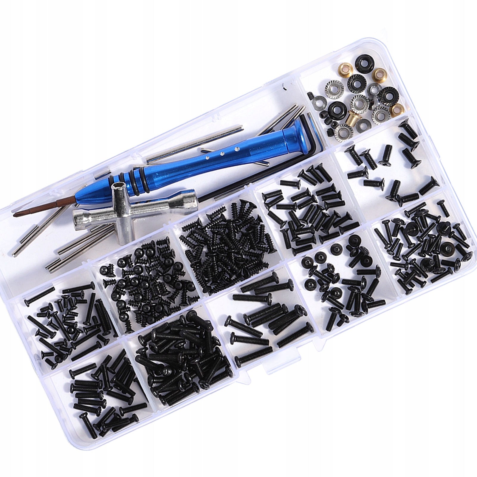 Zestaw łączników śrubowych M2M2.5M3 narzędziowa do WLtoys144001 samochód RC Manufacturer code 6932586020056
