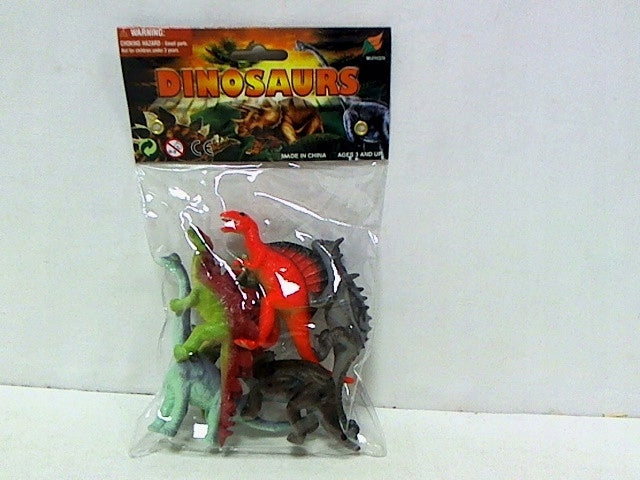 Dinozaurų figūrėlių rinkinys Jin, 6 vnt