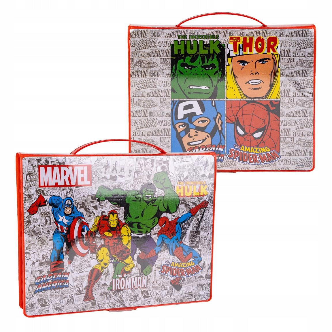 Zeichenset Marvel Suitcase, Rot 