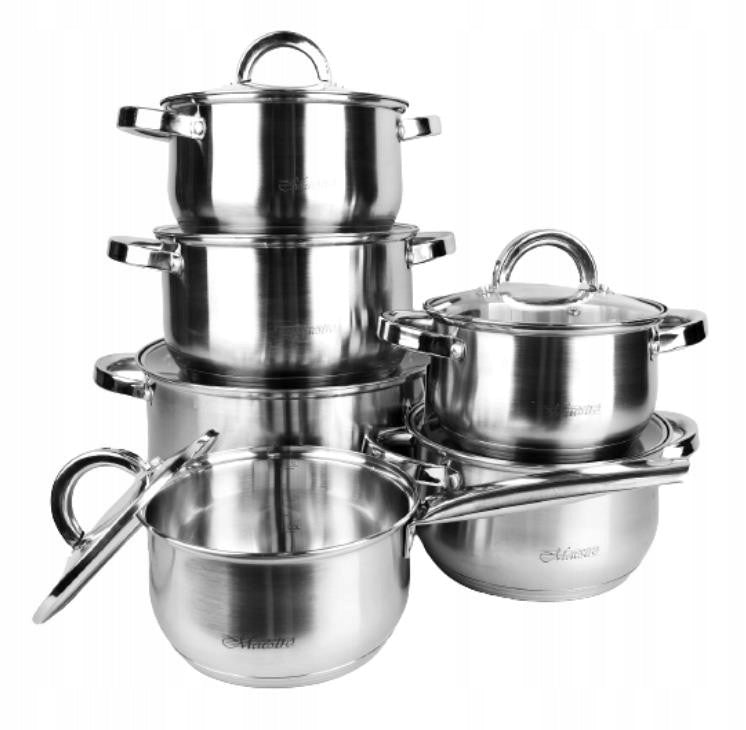 Maestro puodų rinkinys MR-2120, 12 dalių