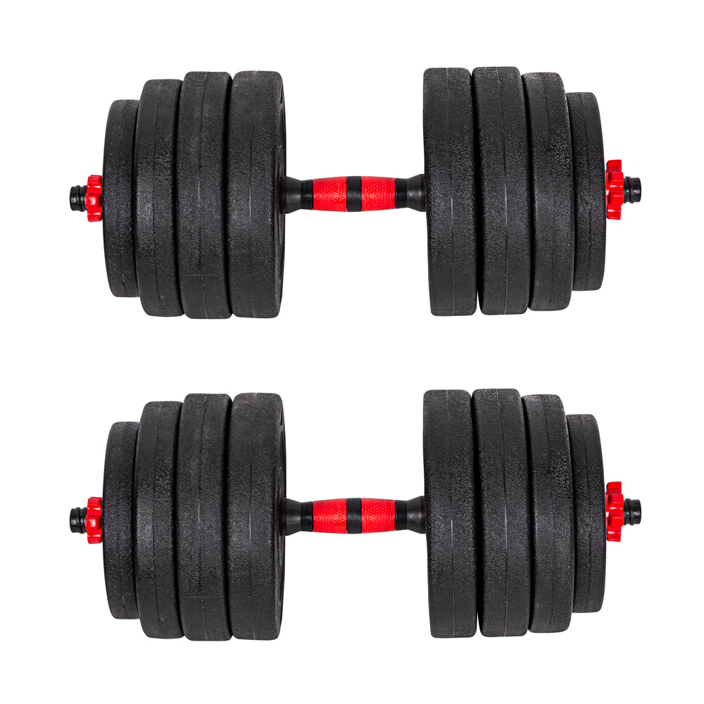 Set aus Zementhanteln und Langhantel CEMBAR 40 kg 