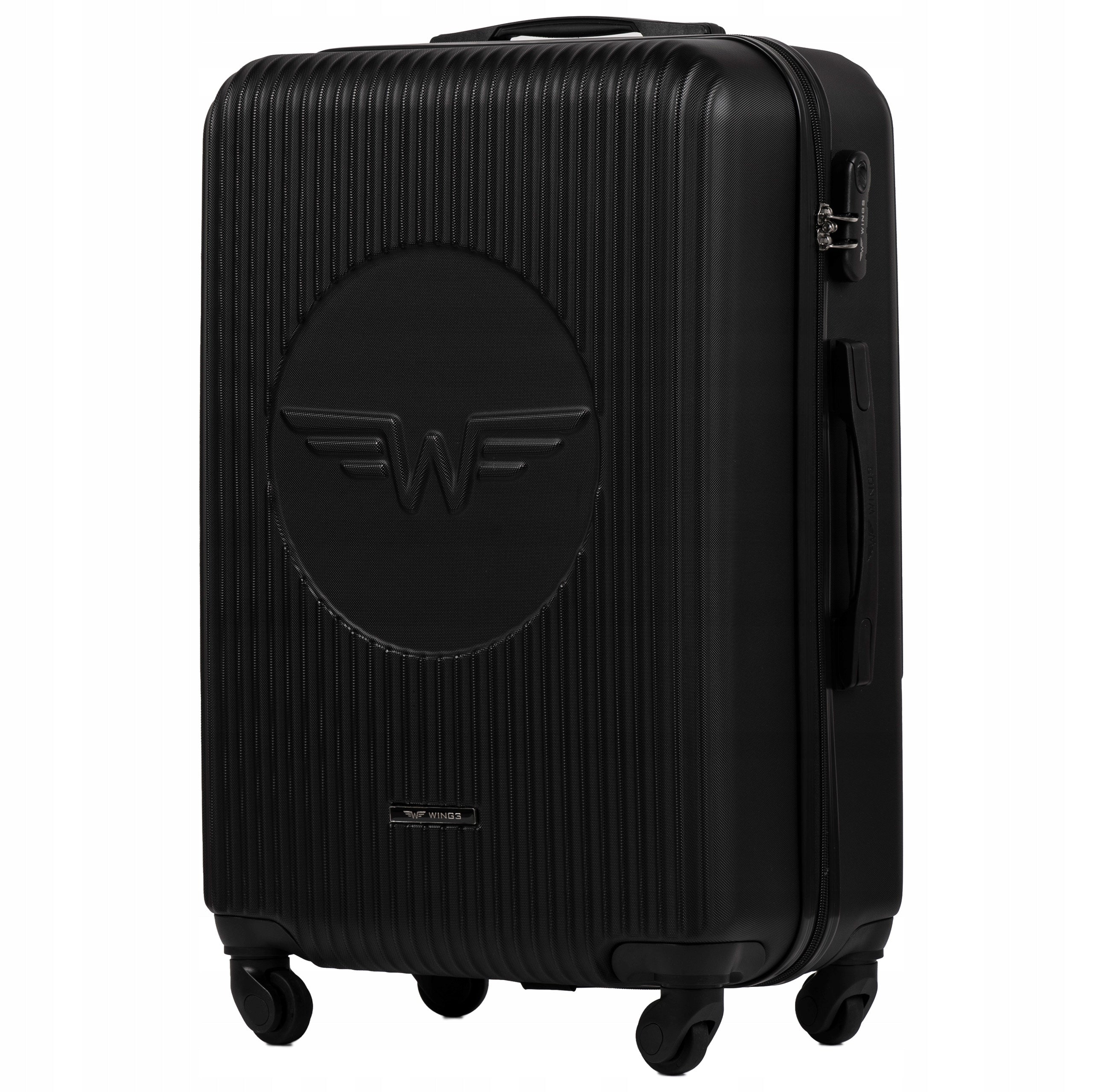 Set mit 3 Koffern Wings SWL01, schwarz 