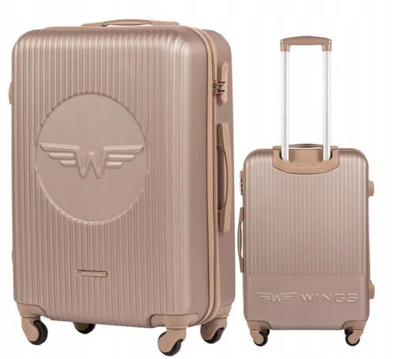 Set mit 3 Koffern Wings SWL01, braun 
