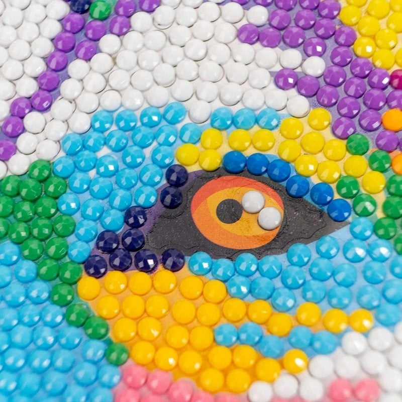 Diamantmosaik mit Zirkonhund 