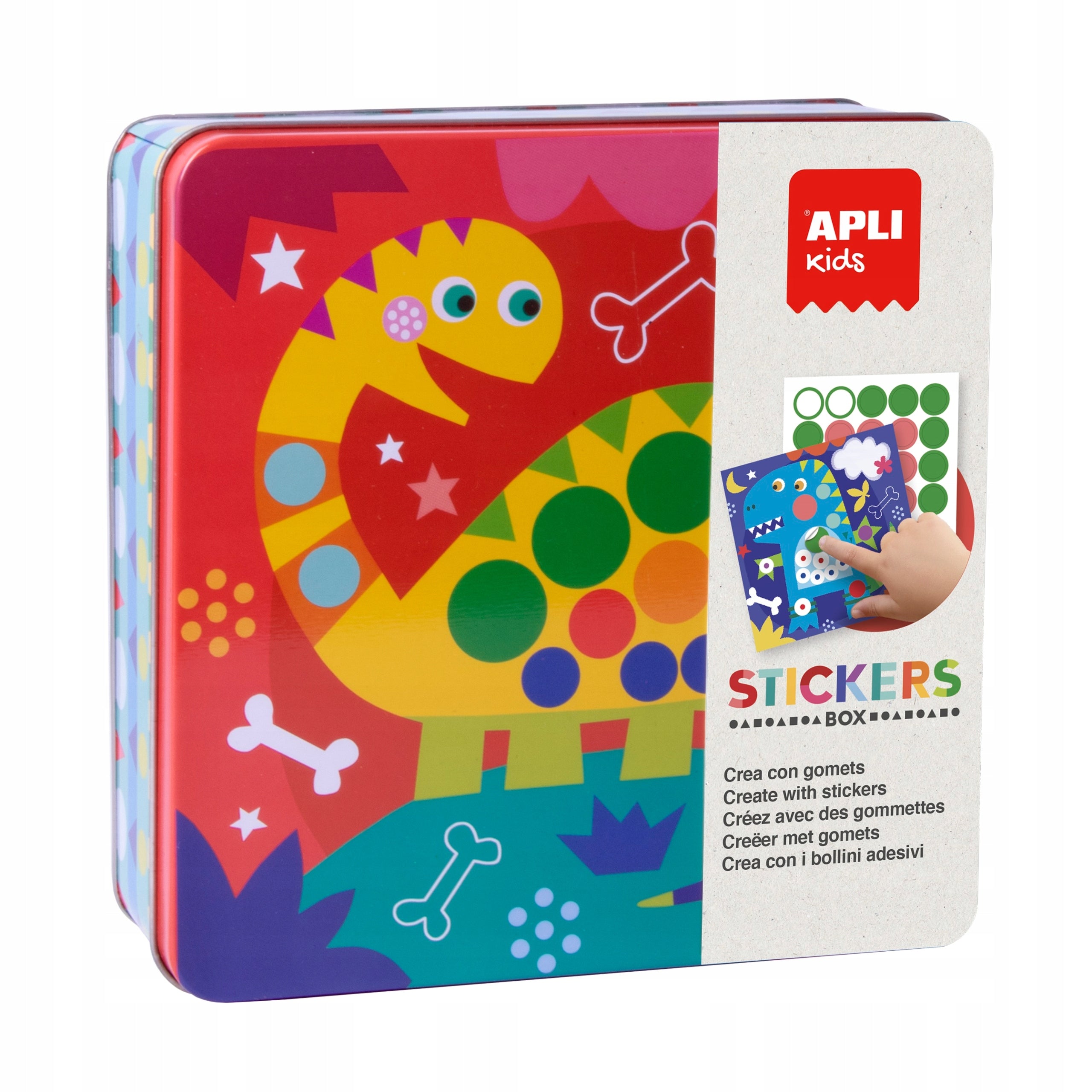 Apli Kids lipdukų žaidimas „Dino”